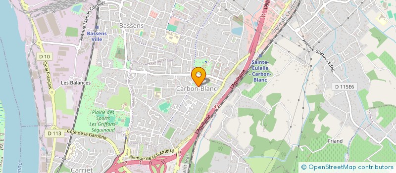 localisation de l'entreprise VINBO  CARBON-BLANC