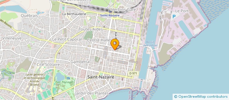 localisation de l'entreprise VINC'ART à SAINT-NAZAIRE