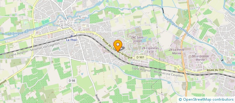 localisation de l'entreprise VINC'IMMO  LE THOR