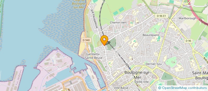 localisation de l'entreprise VINCA  BOULOGNE-SUR-MER