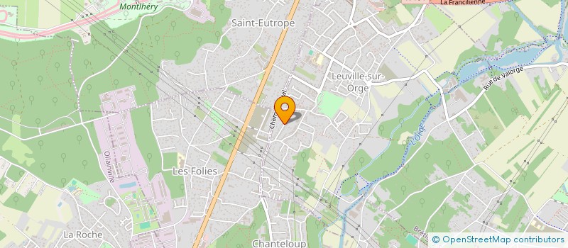 localisation de l'entreprise VINCADE  LEUVILLE-SUR-ORGE