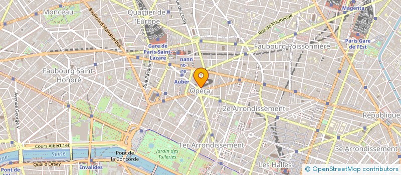 localisation de l'entreprise VINCARA à PARIS