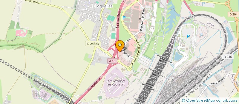 localisation de l'entreprise VINCARL à COQUELLES
