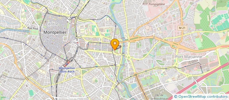 localisation de l'entreprise VINCCI DESIGN à MONTPELLIER