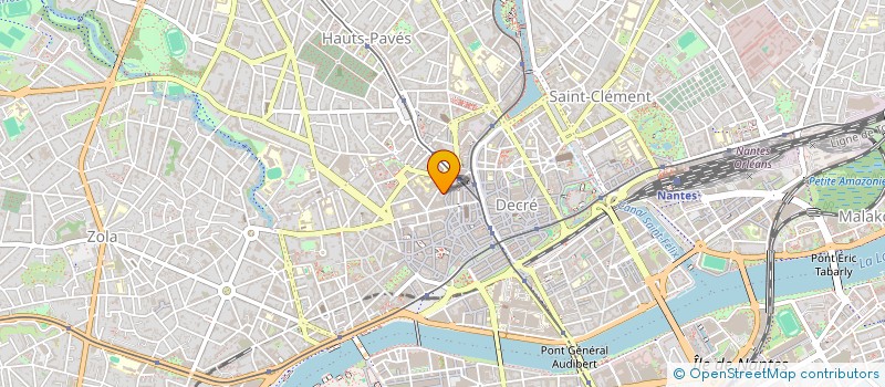 localisation de l'entreprise VINCE à NANTES