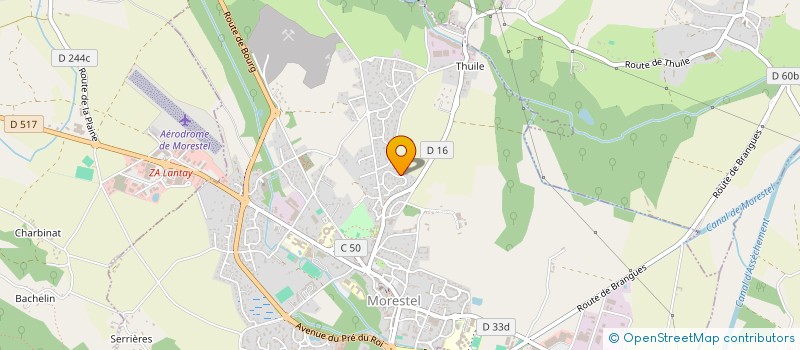 localisation de l'entreprise VINCE  MORESTEL