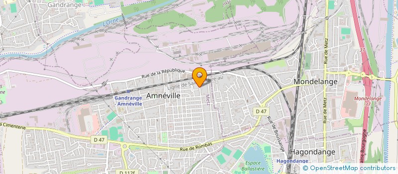 localisation de l'entreprise VINCE'CARRELAGE  AMNEVILLE