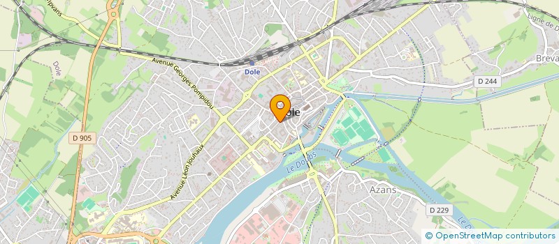 localisation de l'entreprise VINCE CONDUITE à DOLE