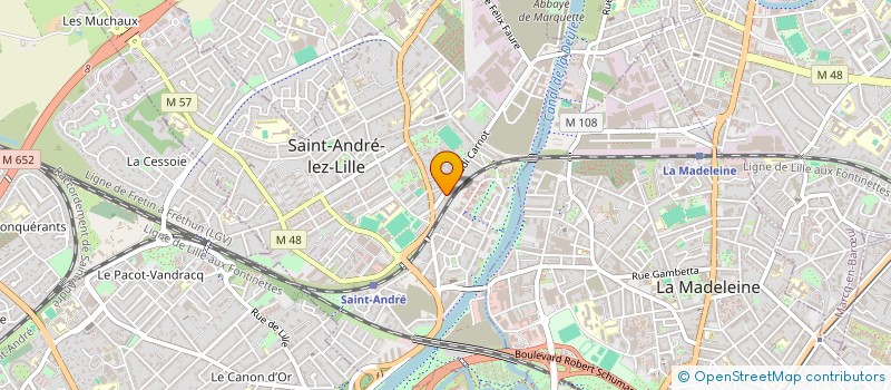 localisation de l'entreprise VINCE IMMOBILIER  SAINT-ANDRE-LEZ-LILLE