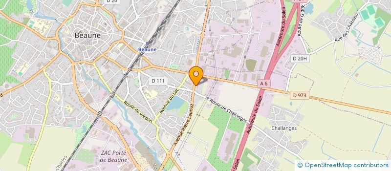 localisation de l'entreprise VINCEFINE à BEAUNE