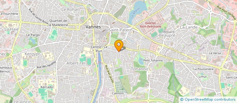 localisation de l'entreprise VINCEL-BLANQUI à VANNES