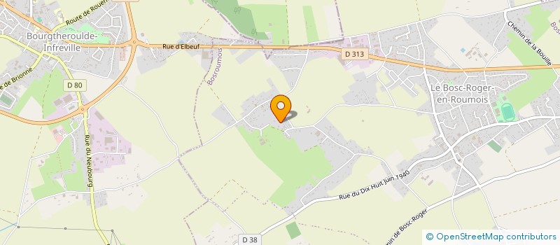 localisation de l'entreprise VINCELEBLEU MUSIQUE  BOSROUMOIS