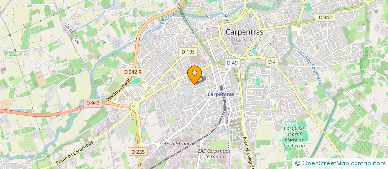 localisation de l'entreprise VINCELI  CARPENTRAS