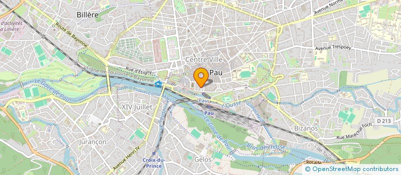 localisation de l'entreprise VINCELOUIS à PAU