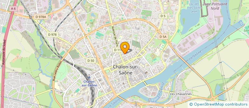 localisation de l'entreprise VINCENNES CHALON  CHALON-SUR-SAONE