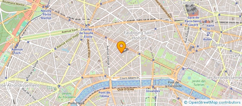 localisation de l'entreprise VINCENNES GH à PARIS