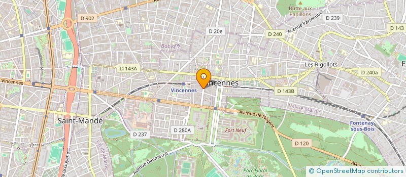 localisation de l'entreprise VINCENNES VIDEO à VINCENNES