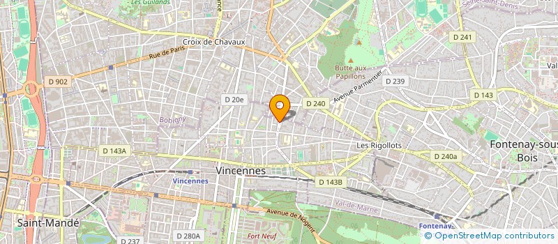 localisation de l'entreprise VINCENNOISE & CO à VINCENNES