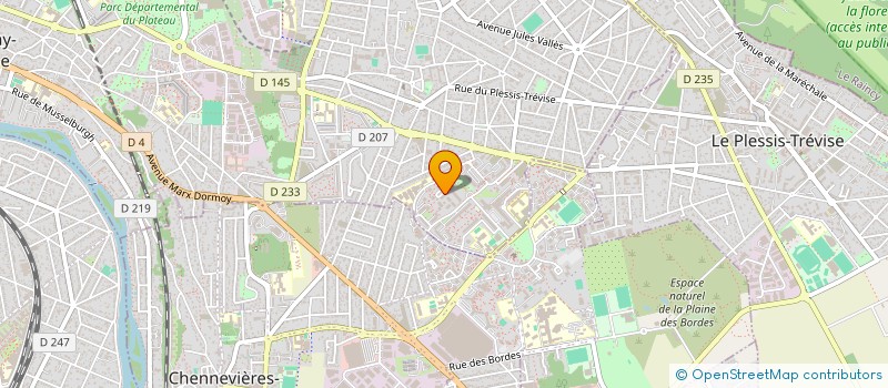 localisation de l'entreprise VINCENNOISE SECURITE à CHAMPIGNY-SUR-MARNE