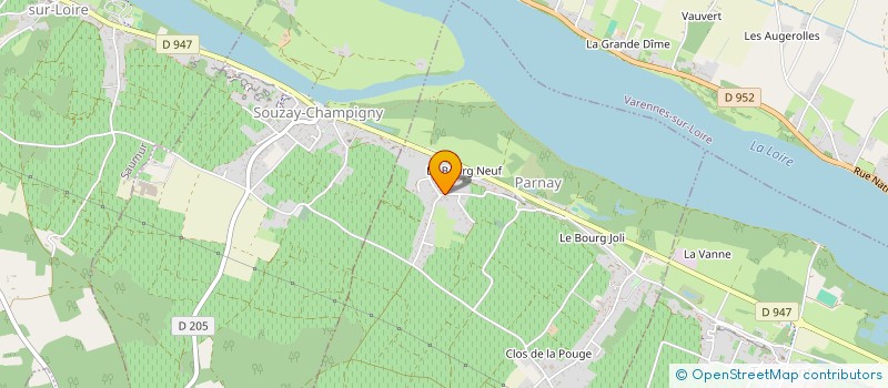 localisation de l'entreprise VINCENOT ET FILS à PARNAY