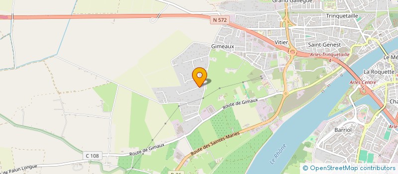 localisation de l'entreprise VINCENT à ARLES