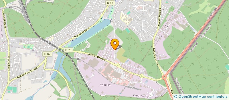 localisation de l'entreprise VINCENT  CREUTZWALD