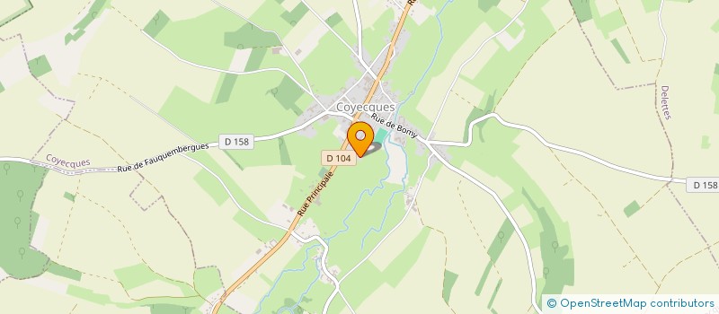 localisation de l'entreprise VINCENT  ISBERGUES