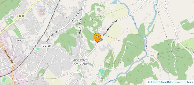 localisation de l'entreprise VINCENT  SAINT-PRIVAT-DES-VIEUX