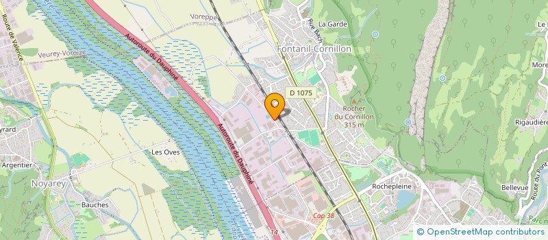 localisation de l'entreprise VINCENT  FONTANIL-CORNILLON