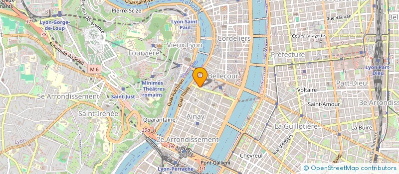 localisation de l'entreprise VINCENT ARNAUD DESGAULTIERE  LYON 2EME