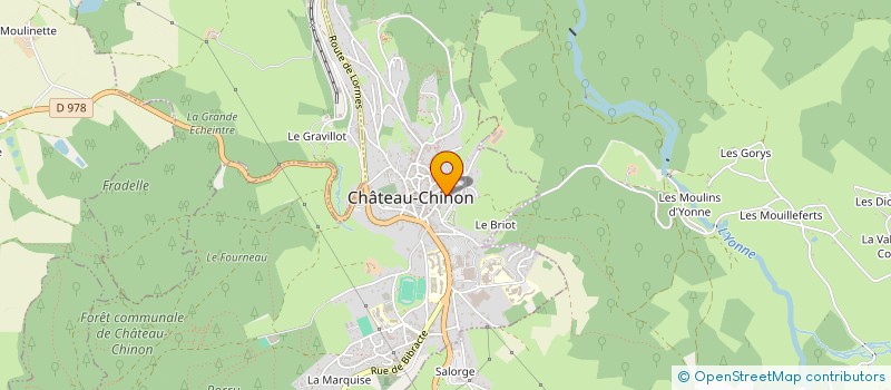 localisation de l'entreprise VINCENT AUFFRAY  CHATEAU-CHINON (VILLE)