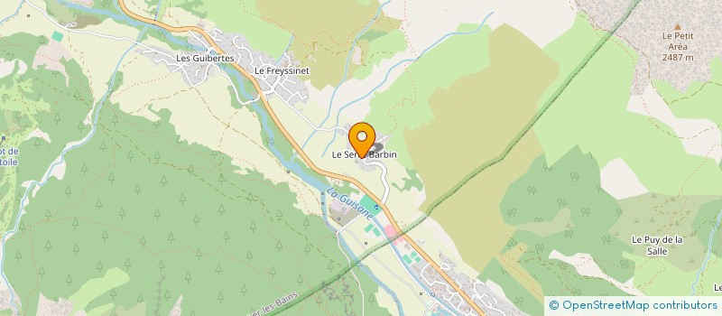 localisation de l'entreprise VINCENT AURELIEN à LE MONETIER-LES-BAINS