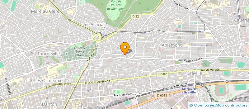 localisation de l'entreprise VINCENT BALBIANO à LE HAVRE