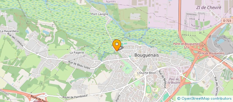 localisation de l'entreprise VINCENT BERNARD à BOUGUENAIS