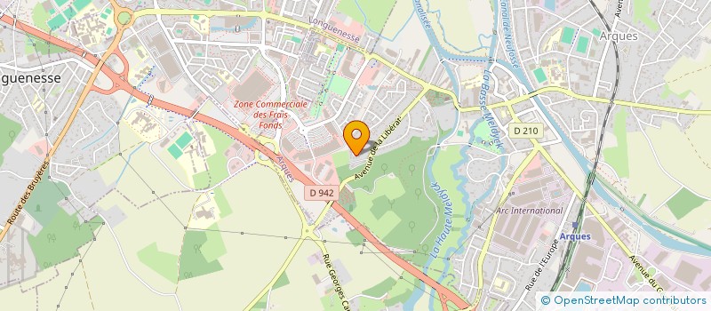 localisation de l'entreprise VINCENT-BLANPAIN  ARQUES