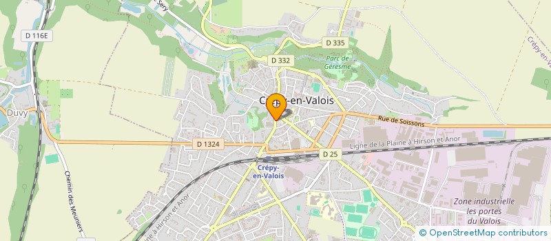 localisation de l'entreprise VINCENT BONENFANT  CREPY-EN-VALOIS