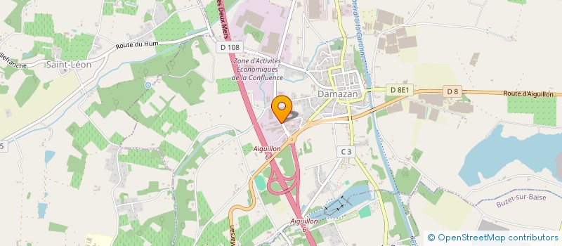 localisation de l'entreprise VINCENT BOSSY INVESTISSEMENTS  DAMAZAN