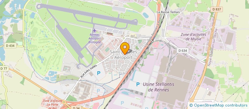 localisation de l'entreprise VINCENT BOULET ARCHITECTES DPLG  SAINT-JACQUES-DE-LA-LANDE