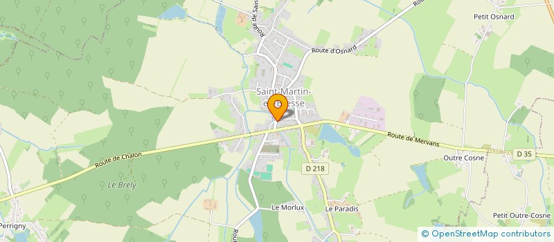 localisation de l'entreprise VINCENT BUGAUD  SAINT-MARTIN-EN-BRESSE