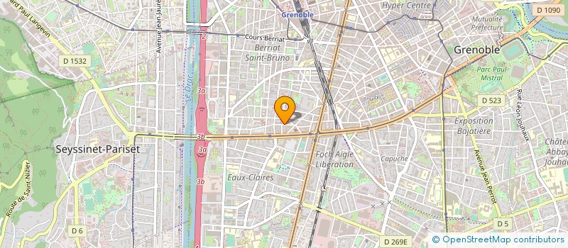 localisation de l'entreprise VINCENT CHAPUIS  GRENOBLE