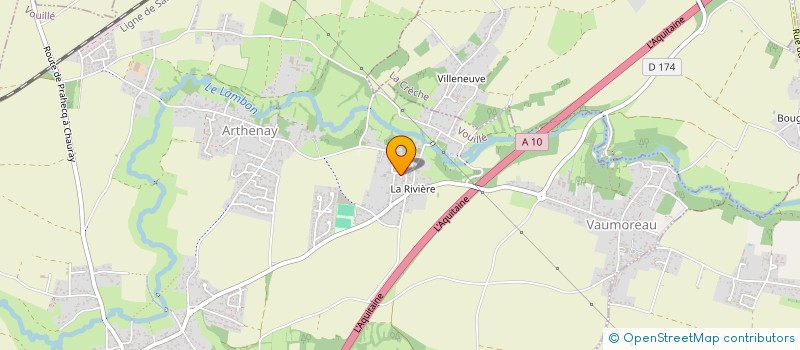 localisation de l'entreprise VINCENT CHARLES INVESTISSEMENTS  VOUILLE