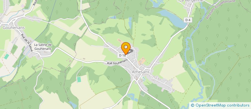 localisation de l'entreprise VINCENT CHAUFFAGE  SENARGENT-MIGNAFANS