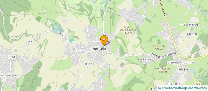 localisation de l'entreprise VINCENT CJSA  JARRIE