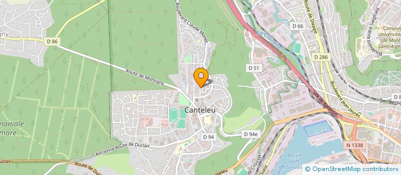 localisation de l'entreprise VINCENT COUVERTURE SERVICE  CANTELEU