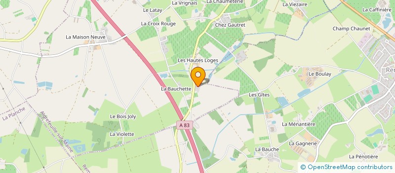 localisation de l'entreprise VINCENT DENIAUD à MONTBERT