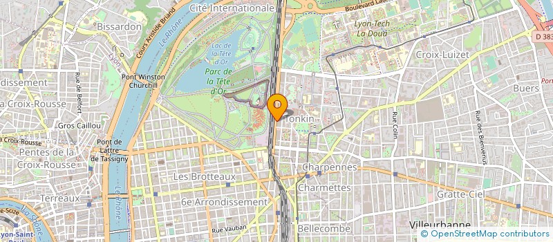 localisation de l'entreprise VINCENT DUCROT ANTIQUITES  VILLEURBANNE