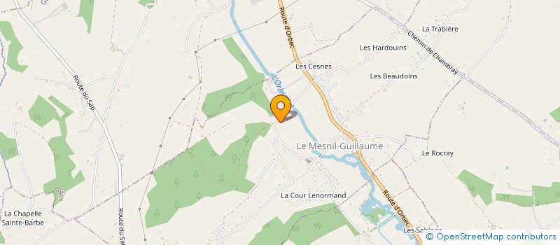 localisation de l'entreprise VINCENT DUMAINE  LE MESNIL-GUILLAUME