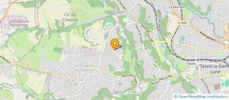 localisation de l'entreprise VINCENT DUPRAZ CONSEIL  SAINT-GENIS-LES-OLLIERES