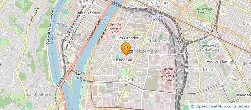 localisation de l'entreprise VINCENT DUPRE FORMATION & CONSEIL  LYON