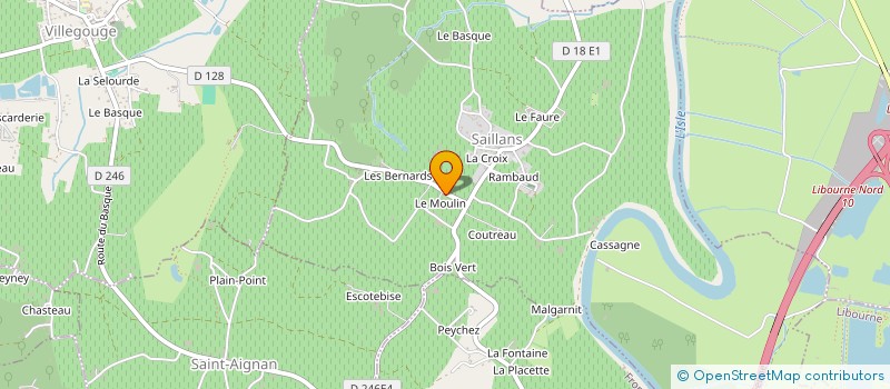 localisation de l'entreprise VINCENT DUPUCH CONSEIL  SAILLANS